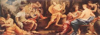 西矇 烏埃 Parnassus or Apollo and the Muses 西矇 烏埃 Parnassus or Apollo and the Muses